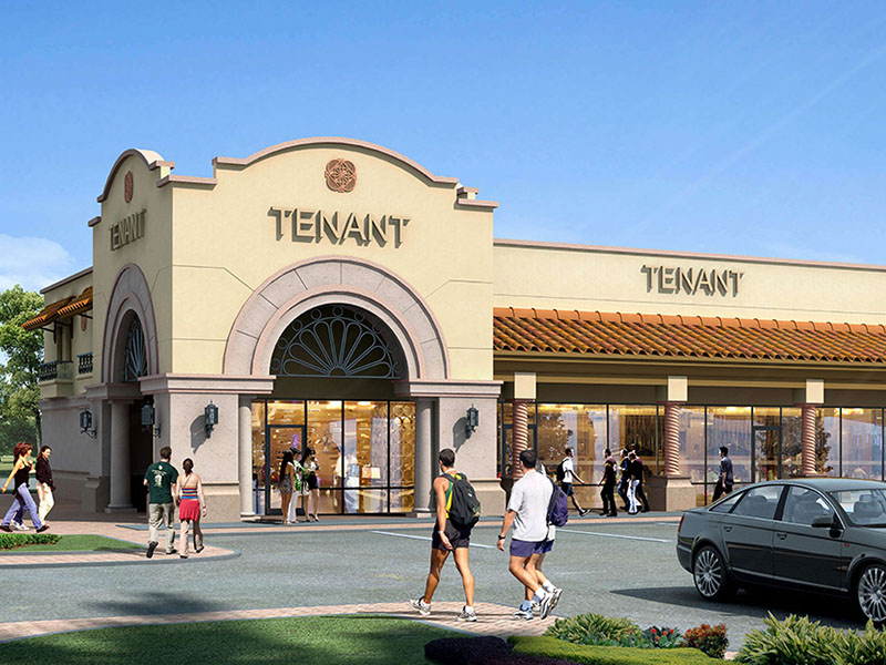 levinson alcoser associates, recent work, fountain square, retail design, retail construction, retail architecture, houston, texas