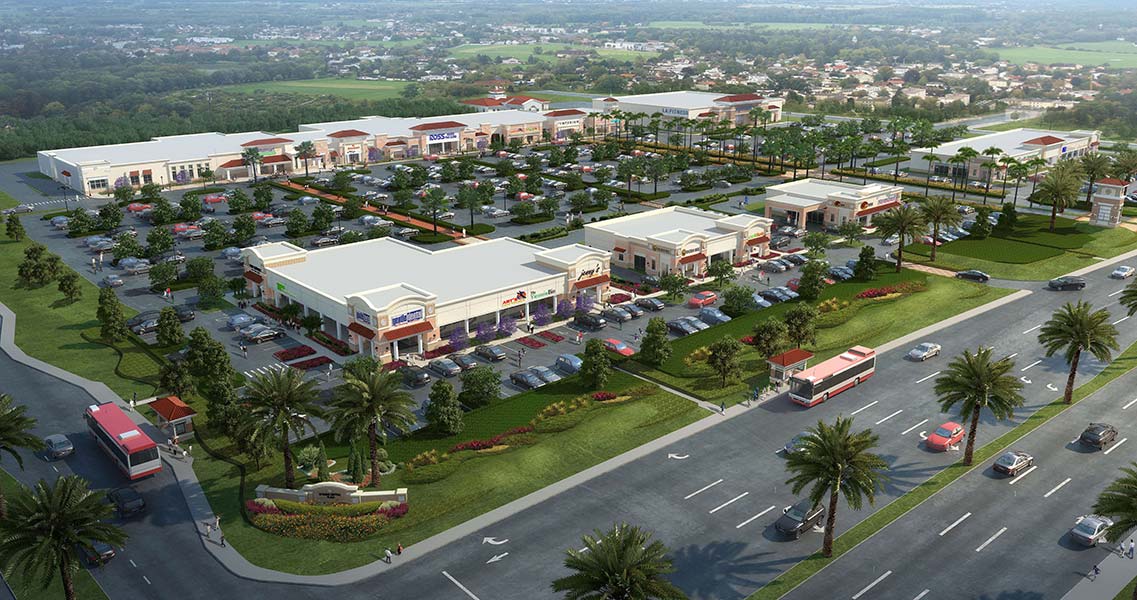 levinson alcoser associates, recent work, miramar central plaza, architecture, planning, miramar, florida, houston, texas