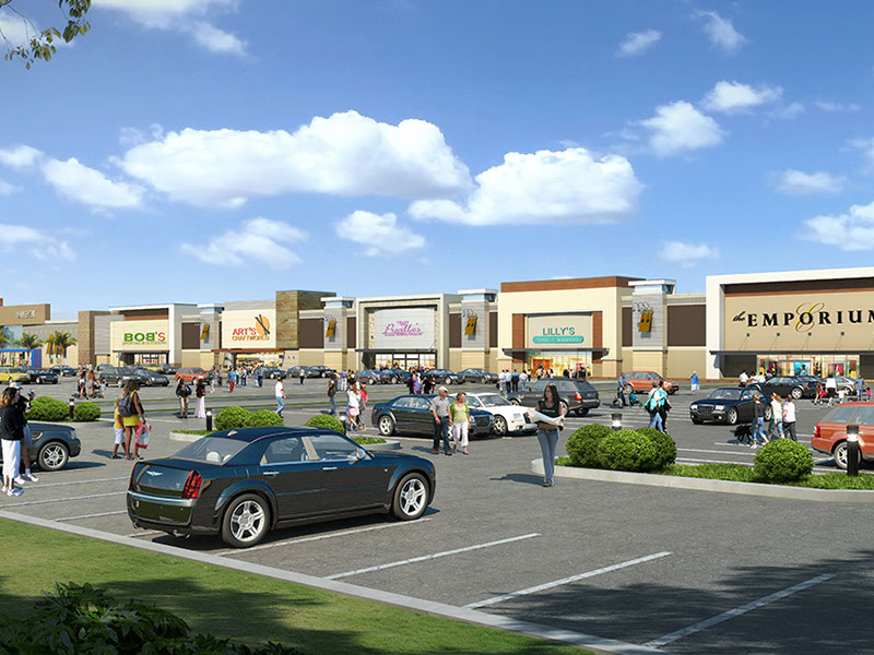 levinson alcoser associates, recent work, pharr town center, retail design, retail construction, retail architecture, houston, texas