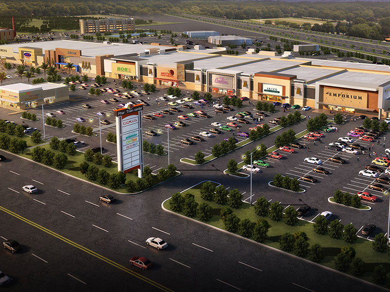 levinson alcoser associates, recent work, pharr town center, retail design, retail construction, retail architecture, houston, texas