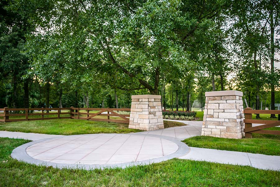 levinson alcoser associates, recent work, ponderosa park, landscape architecture, landscape design, houston, texas
