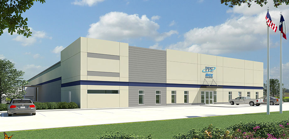 levinson alcoser associates, industrial clients, precision polymer engineering, industrial architecture,  houston, texas, greater houston area